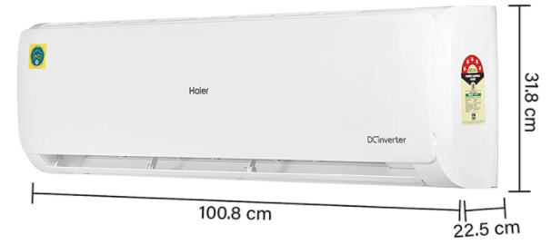 Dimension of Haier 1.5 Ton 5 Star Inverter Split AC